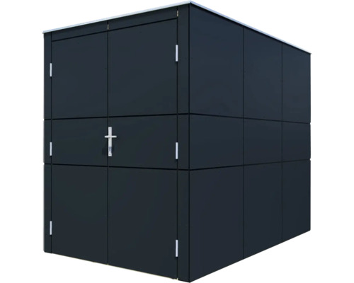 Geräteschuppen mit Türen zur Aufbewahrung von Gartengeräten