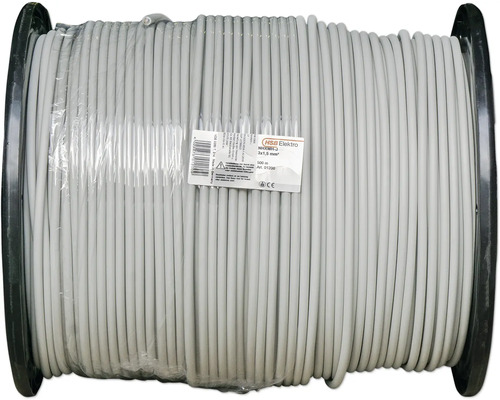 Mantelleitung NHXMH-J 3x1,5 mm² 500 m grau Elektrokabel auf einer Rolle, 500 Meter