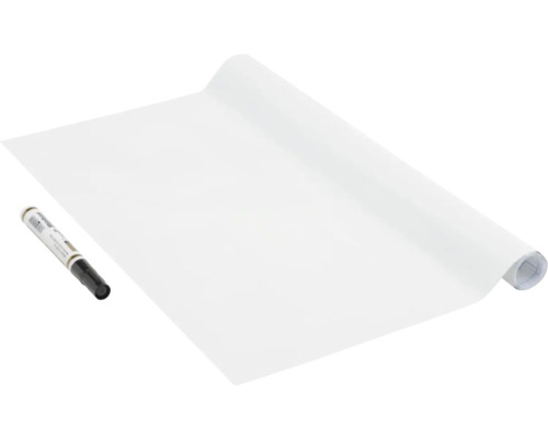 Whiteboardfolie Venilia weiß 45x150 cm inkl. Stift Papierrolle und Marker für Renovierungsarbeiten