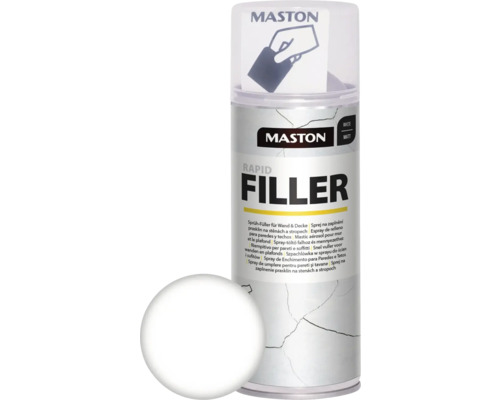 Sprühlack Spray-Füller für Wand & Decke Maston weiss 400 ml Mastons Rapid Filler Sprühlack für Wände und Decken