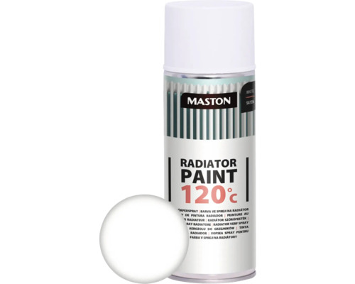 Sprühlack Maston Heizkörperlack satin weiss 400 ml Mastons Heizkörperlack Spraydose