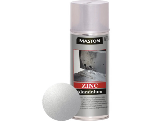 Sprühlack Maston Metallschutz Zink/Aluminium silbergrau 400 ml Sprühlack Maston Metallschutz Zink/Aluminium silbergrau 400 ml