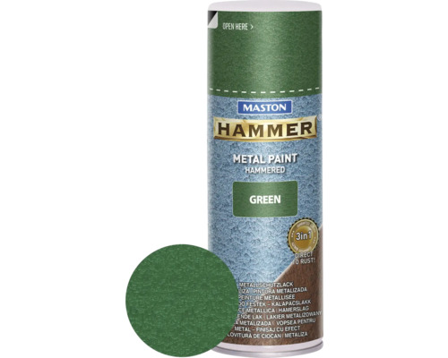 Sprühlack Maston Hammer Metallschutz grün 400 ml
