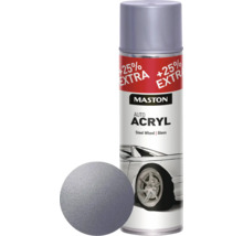 Sprühlack Maston AutoACRYL Metallschutz Stahl silber 500 ml