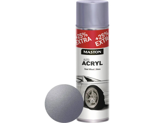 Sprühlack Maston AutoACRYL Metallschutz Stahl silber 500 ml Sprühlack Maston AutoACRYL Metallschutz Stahl silber 500 ml
