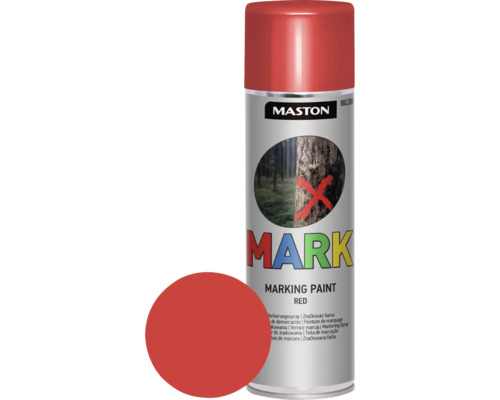 Sprühlack Maston MARK Markierungsspray rot 500 ml