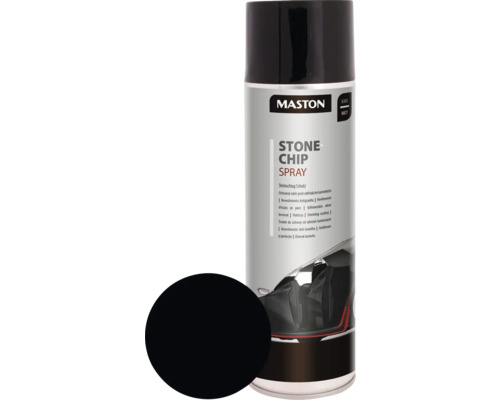 Sprühlack Maston Autolack Steinschlagbeschichtung schwarz 500 ml Mastons Steinschlagschutz Spraydose