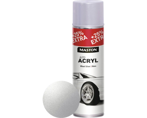 Sprühlack Maston AutoACRYL Metallschutz Aluminium silber 500 ml Sprühlack Maston AutoACRYL Metallschutz Aluminium silber 500 ml