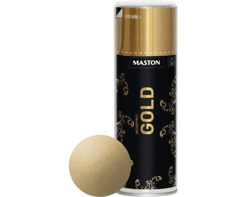 Sprühlack Maston Deko-Effekt gold 400 ml Sprühlack Maston Deko-Effekt gold 400 ml