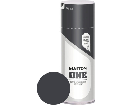 Sprühlack Maston ONE glänzend RAL 7011 eisengrau 400 ml-0