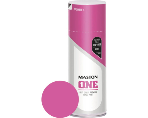 Sprühlack Maston ONE - matt RAL 4003 Heather Violet 400 ml Mastons One Sprühlack Dose Heide-Violett RAL 4003