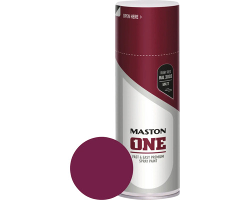 Sprühlack Maston ONE - matt RAL3003 Ruby Red 400 ml