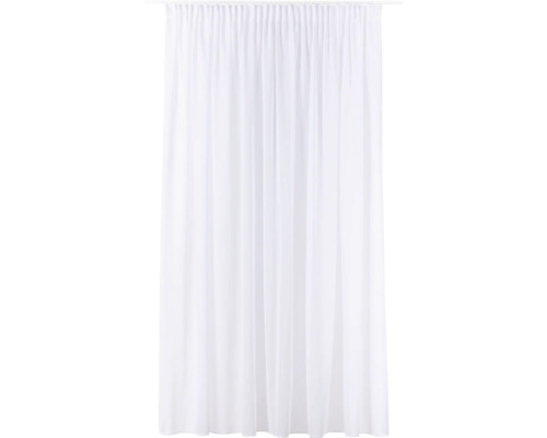 Vorhang mit Universalband Sand weiß 260 x 300 cm Weißer Gardinenschal mit Kräuselband