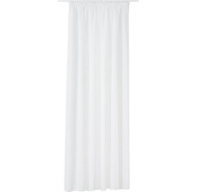 Weißer Flächenvorhang mit Tunnelzug