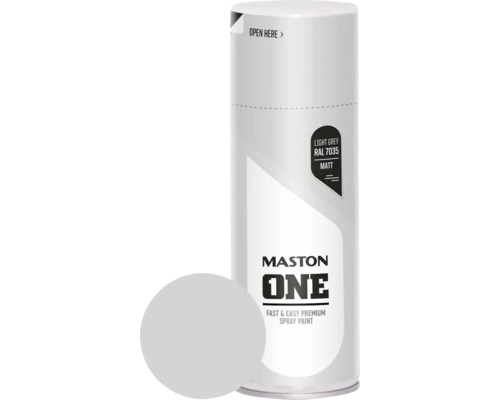 Sprühlack Maston ONE matt RAL 7035 Light Grey 400 ml Sprühlack Maston ONE matt RAL 7035 Light Grey 400 ml
