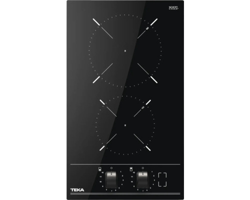 Glaskeramikkochfeld mit Facettenschliff TEKA 30 x 510 mm 2 Kochzonen TBC32000XFLBK