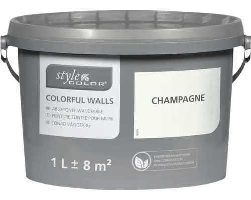 StyleColor COLORFUL WALLS Wand- und Deckenfarbe champagner 1 L