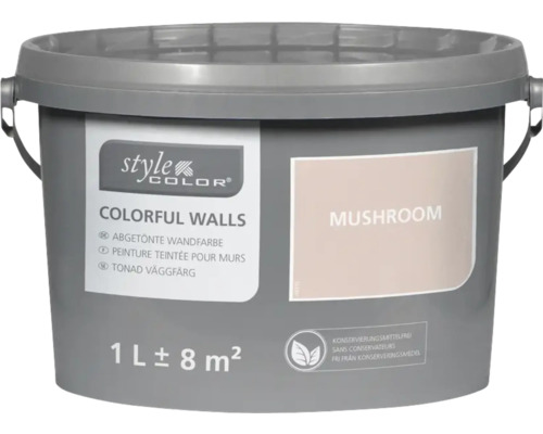 StyleColor COLORFUL WALLS Wand- und Deckenfarbe mushroom 1 L