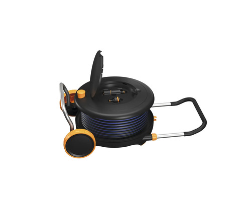 Gartenschlauchwagen mit Schlauchaufroller für die Gartenbewässerung