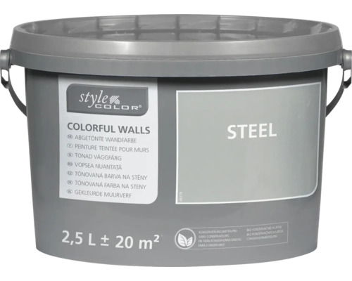StyleColor COLORFUL WALLS Wand- und Deckenfarbe steel 2,5 L
