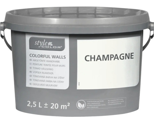 StyleColor COLORFUL WALLS Wand- und Deckenfarbe champagner 2,5 L StyleColor COLORFUL WALLS Wand- und Deckenfarbe champagner 2,5 L