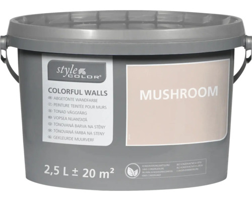 StyleColor COLORFUL WALLS Wand- und Deckenfarbe mushroom 2,5 L