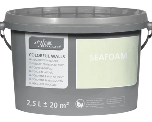 StyleColor COLORFUL WALLS Wand- und Deckenfarbe seafoam 2,5 L