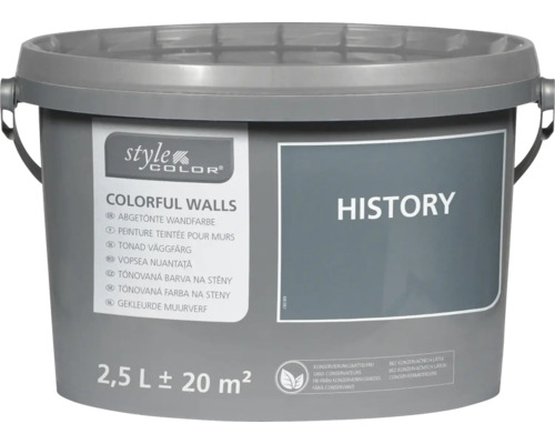 StyleColor COLORFUL WALLS Wand- und Deckenfarbe history 2,5 L StyleColor COLORFUL WALLS Wand- und Deckenfarbe history 2,5 L