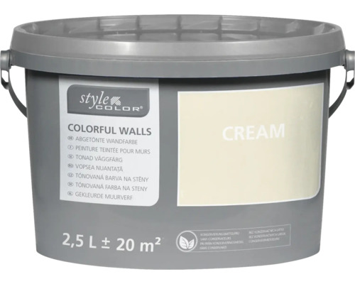StyleColor COLORFUL WALLS Wand- und Deckenfarbe cream 2,5 L