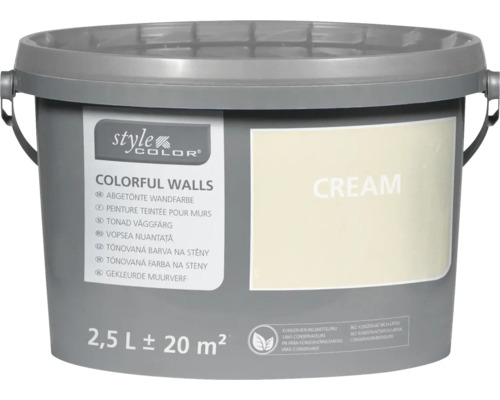 StyleColor COLORFUL WALLS Wand- und Deckenfarbe cream 2,5 L StyleColor COLORFUL WALLS Wand- und Deckenfarbe cream 2,5 L
