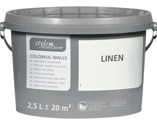 StyleColor COLORFUL WALLS Wand- und Deckenfarbe leinen 2,5 L
