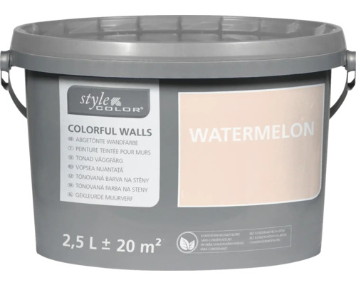 StyleColor COLORFUL WALLS Wand- und Deckenfarbe watermelon 2,5 L
