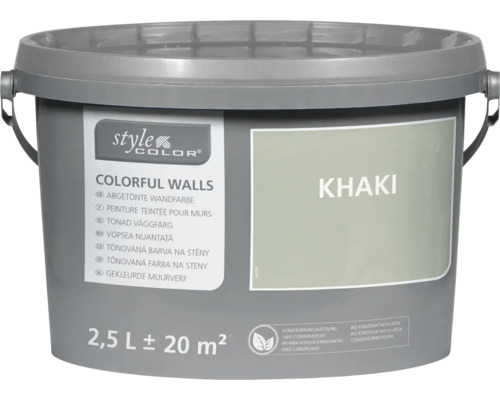 StyleColor COLORFUL WALLS Wand- und Deckenfarbe khaki 2,5 L