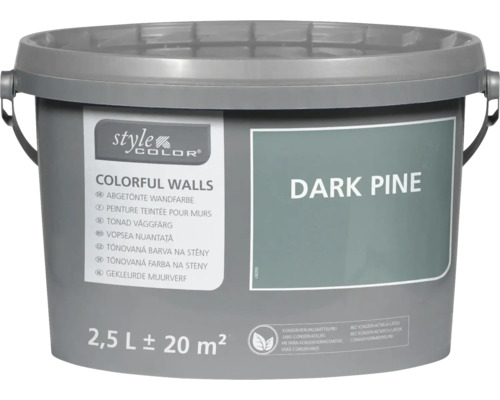 StyleColor COLORFUL WALLS Wand- und Deckenfarbe dark pine 2,5 L