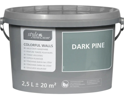 StyleColor COLORFUL WALLS Wand- und Deckenfarbe dark pine 2,5 L StyleColor COLORFUL WALLS Wand- und Deckenfarbe dark pine 2,5 L