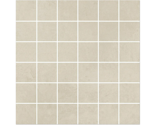 MIRAVA Mosaik MANHATTAN Ivory Lappato 30 x 30 x 0,9 cm Mosaikfliese aus Keramik