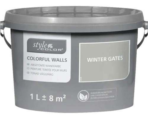StyleColor COLORFUL WALLS Wand- und Deckenfarbe winter gates 1 L
