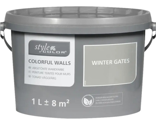 StyleColor COLORFUL WALLS Wand- und Deckenfarbe winter gates 1 L StyleColor COLORFUL WALLS Wand- und Deckenfarbe winter gates 1 L
