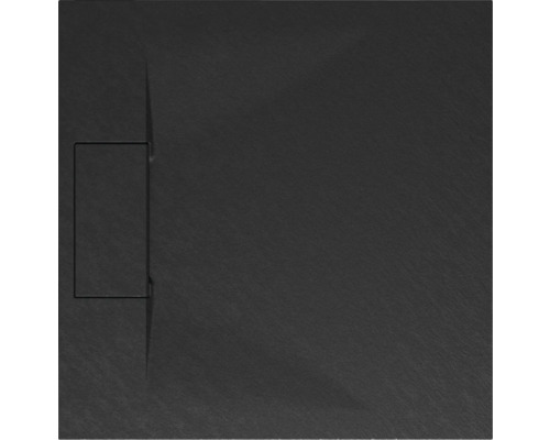 Duschwanne SCHULTE DWM-Tec 80 x 80 x 3.2 cm anthrazit matt strukturiert D20180 57 Quadratische Duschwanne mit Ablaufrinne