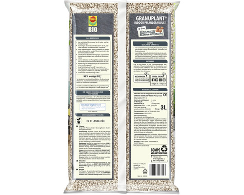 COMPO Granuplant Zimmerpflanzengranulat, 3 Liter