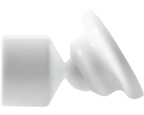 Halterung spirella Ø 25 mm weiß glänzend Halterung spirella Ø 25 mm weiß glänzend