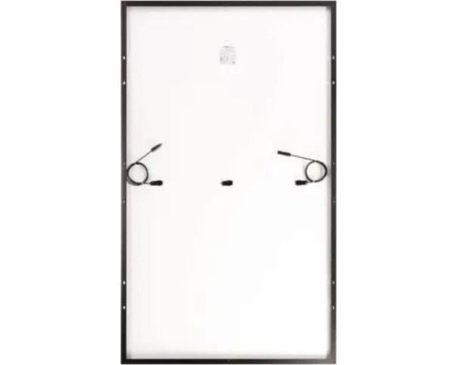 Rückseite eines Solarmoduls mit Anschlüssen