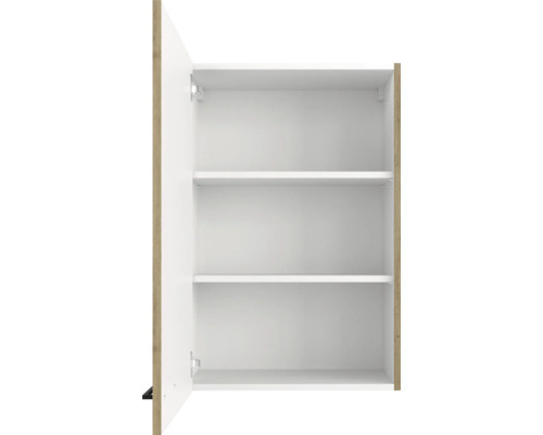 Offener Hängeschrank mit drei Regalböden