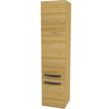 Hochschrank aus Holz mit zwei Schubladen