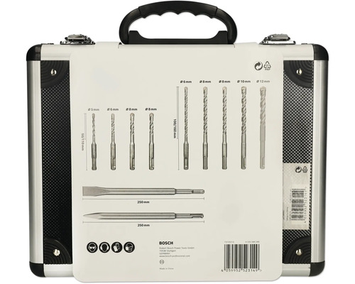 Bohrer-Set im Koffer mit verschiedenen Größen von Bosch