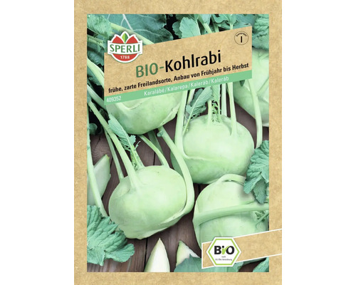 Bio Kohlrabi Noriko Sperli Samenfestes Saatgut Gemüsesamen