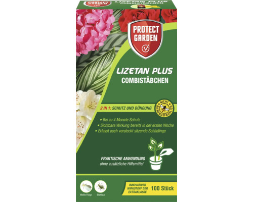 Lizetan Plus Protect Garden Combistäbchen 100 St Lizetan Plus Combi-Stäbchen Packung