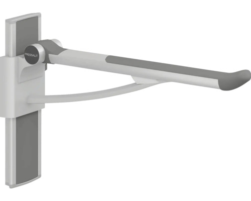 Stützklappgriff Pressalit PLUS höhenverstellbar rechtsbedient 700 mm aluminium/anthrazit matt R370470112