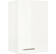 NOBILIA Hängeschrank Modern BxTxH 45 x 35 x 72 cm alpinweiss hochglanz vormontiert Anschlag rechts 4004539041301