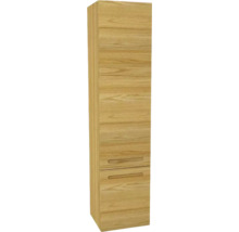 Hochschrank aus Holz mit Schubladen für das Badezimmer